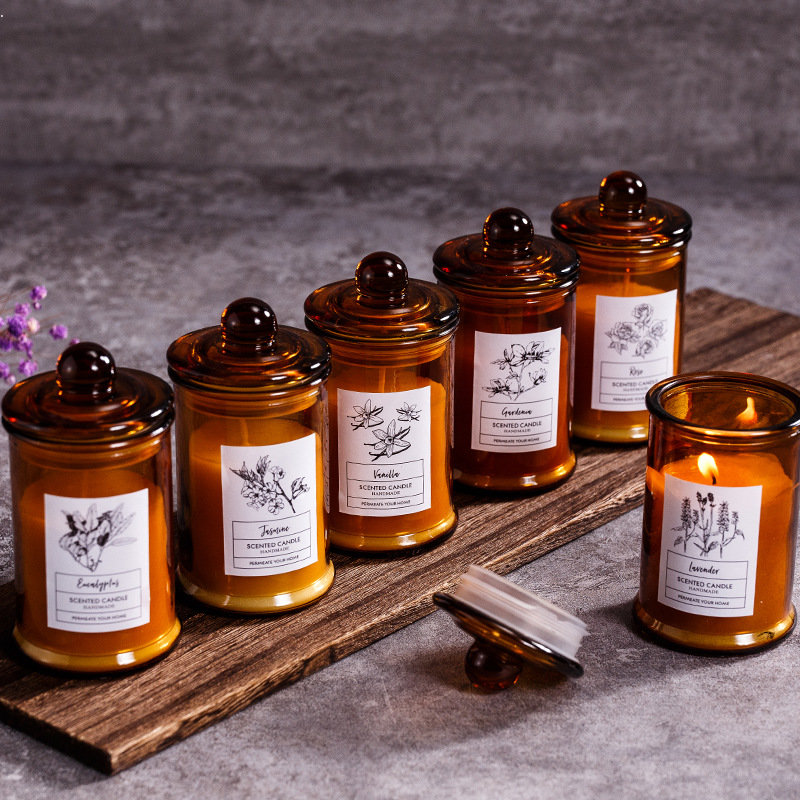 Scented Candle Luxury - Guci Kaca Antik Lilin Wangi Minyak