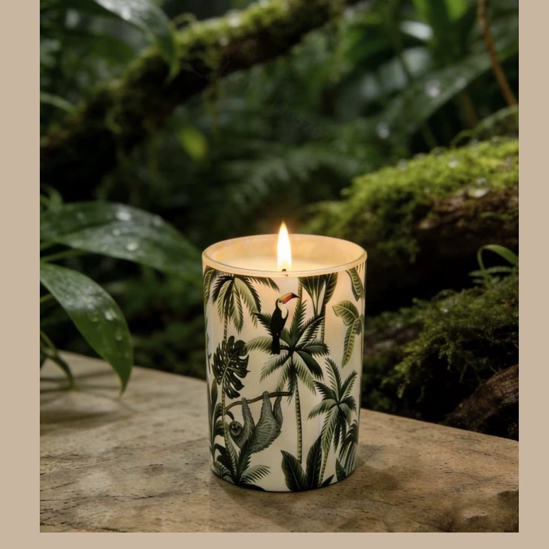 Scented Candle Luxury - Lilin Aroma Kedelai dalam Stoples Kaca
