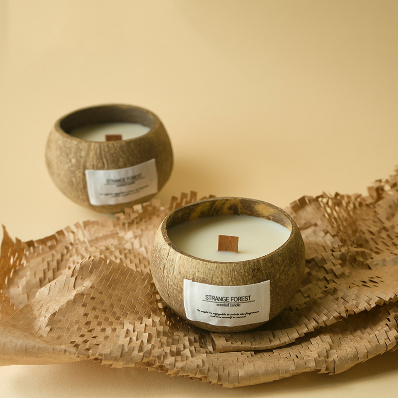 Scented Candle Luxury - Lilin Aromaterapi Tempurung Kelapa Pengharum Minyak
