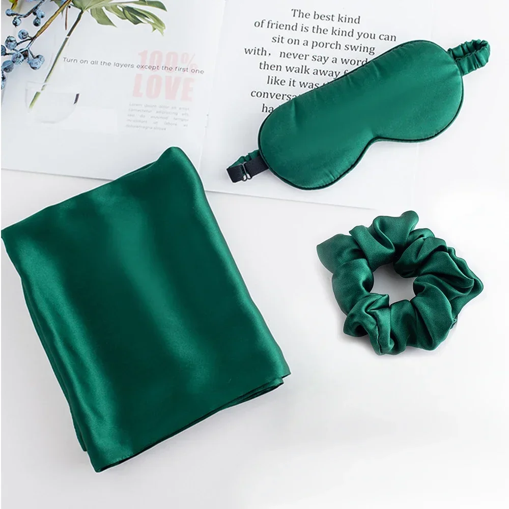 Silk Pillowcase Set - Set Sarung Bantal Sutra Alami 100%