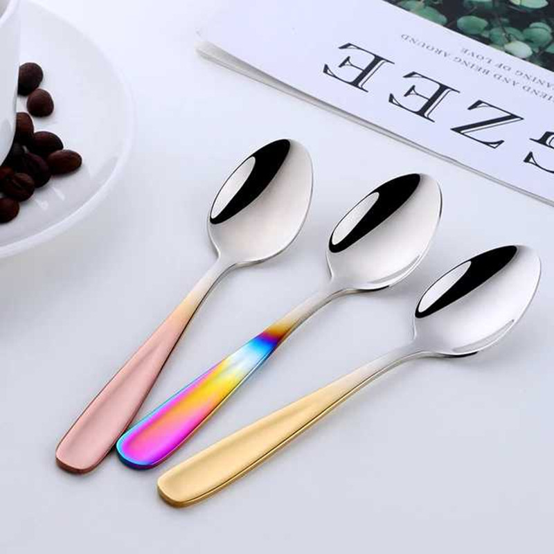 Gold Plated Cutlery - 1 Buah Set Sendok Mini Baja