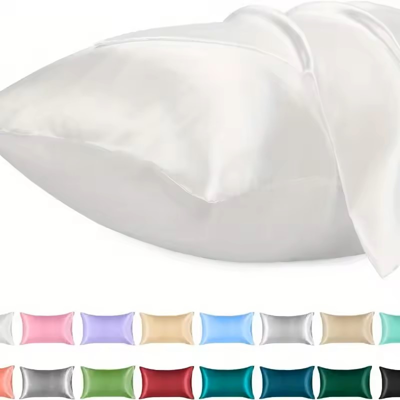 Silk Pillowcase Set - 1 Buah Sarung Bantal Satin untuk