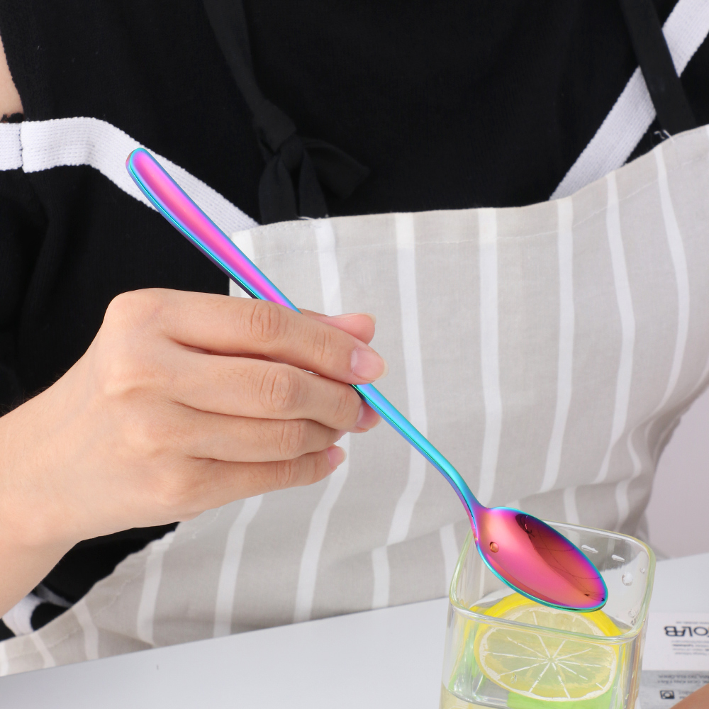 1 Pcs Stainless Steel Es Krim  - Gold Plated Cutlery ulasan dan harga