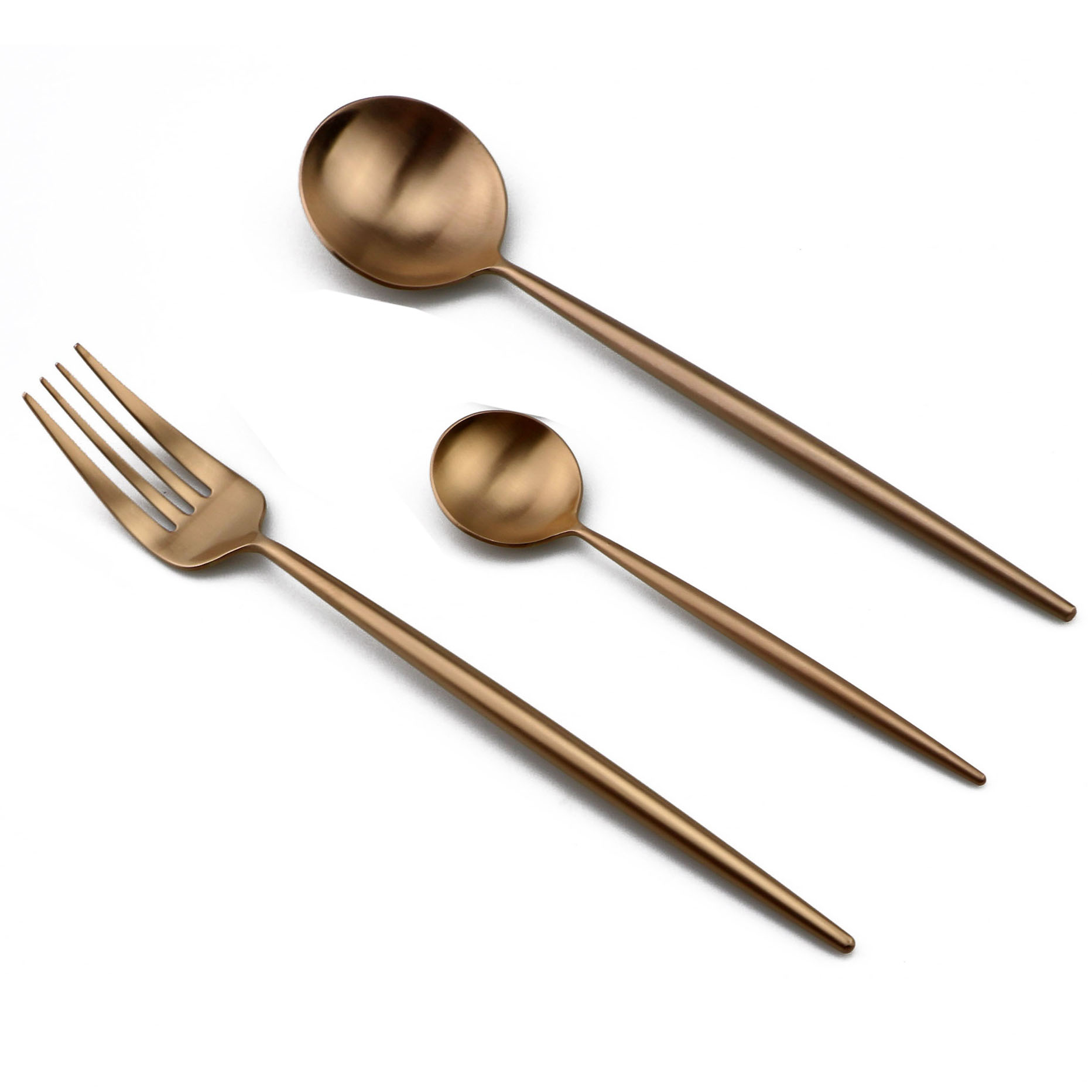 24-Pcs Set alat makan emas maw - Gold Plated Cutlery ulasan dan harga