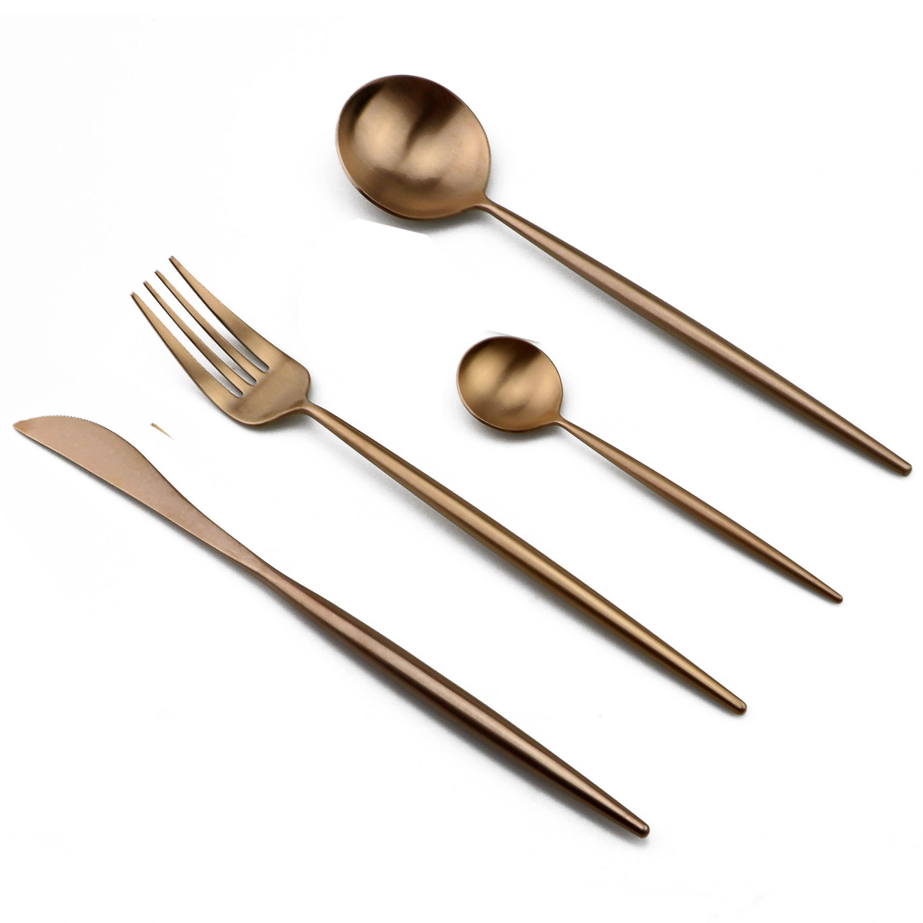 24-Pcs Set alat makan emas maw - Gold Plated Cutlery ulasan dan harga