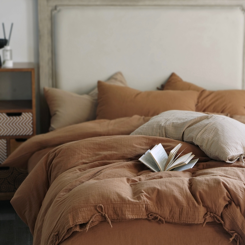 Set tempat tidur kasa katun 1  - Silk Pillowcase Set ulasan dan harga
