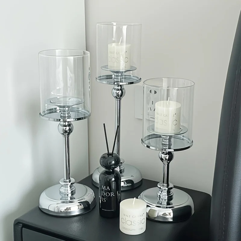 1 Set Tempat Lilin Kaca Mewah  - Scented Candle Luxury ulasan dan harga