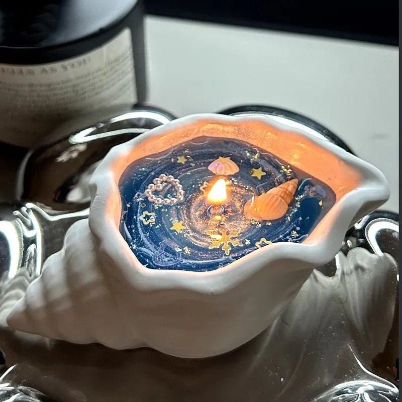 Ornamen Lilin Cangkang Gipsum  - Scented Candle Luxury ulasan dan harga