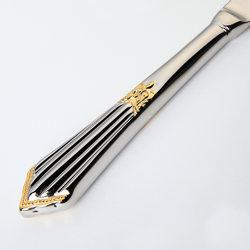 Emas Sendok Garpu Set 24 pcs M - Gold Plated Cutlery ulasan dan harga