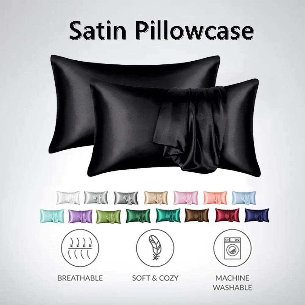 2 buah/lot sarung bantal Peraw - Silk Pillowcase Set ulasan dan harga