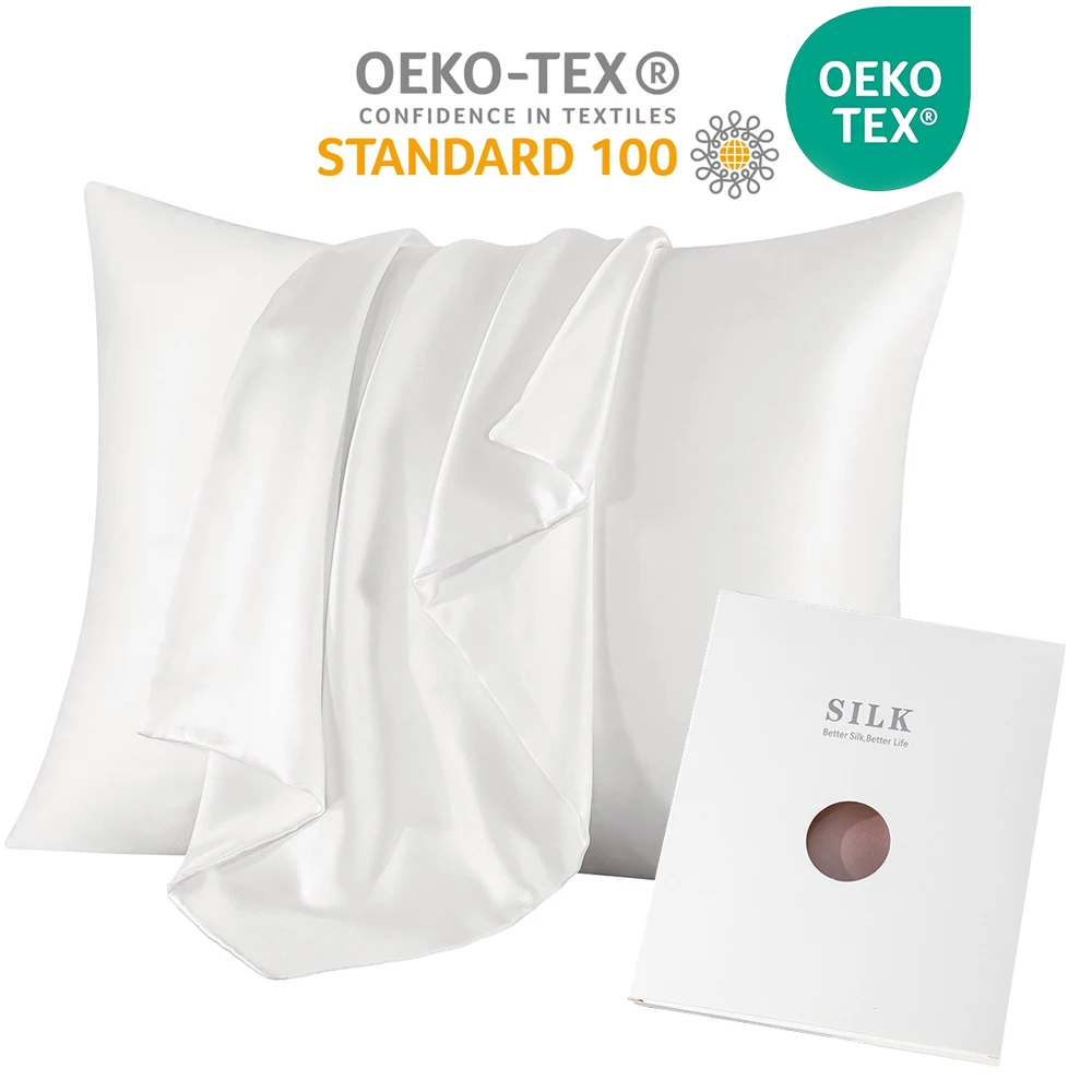 6A 30MM 100% Sarung Bantal Sut - Silk Pillowcase Set ulasan dan harga