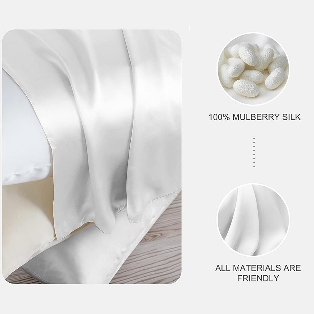 6A 30MM 100% Sarung Bantal Sut - Silk Pillowcase Set ulasan dan harga