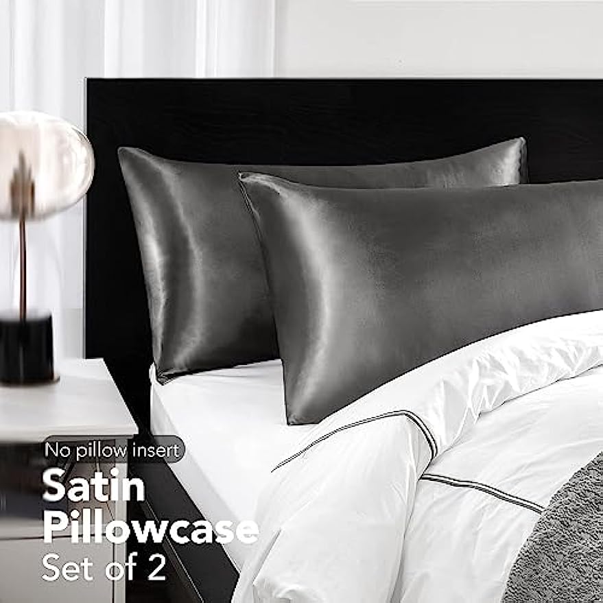 2pcs Sarung Bantal Sutra Satin - Silk Pillowcase Set ulasan dan harga