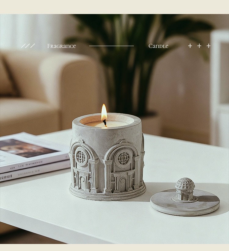 Lilin Cangkir Patung Gipsum Li - Scented Candle Luxury ulasan dan harga
